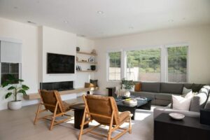 Modern style living room remodeling