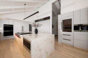 Modern style open kitchen remodeling
